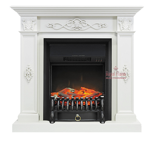 Royal Flame Derby очаг Fobos FX Brass old silver_2