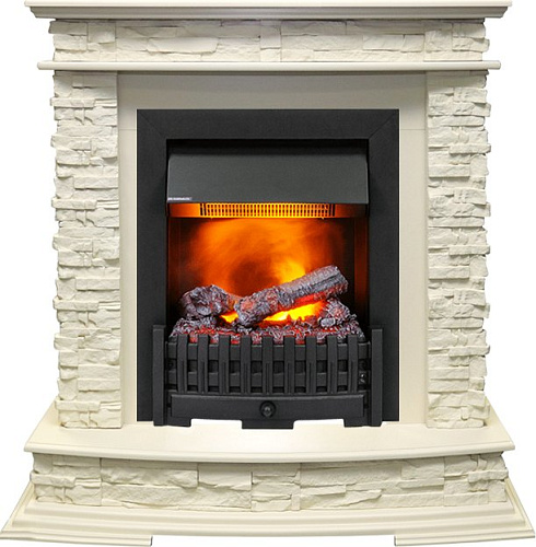 Dimplex Luzern очаг Danville Black FB2 слоновая кость_0