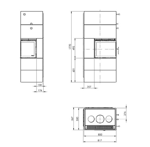 Печь теплоаккумулирующая Salzburg C_1