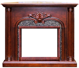 RealFlame April 23 corner AO античный дуб угловой